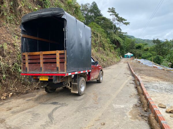 Ya dieron apertura a la vía Pereira – Marsella para carros de hasta 4 toneladas