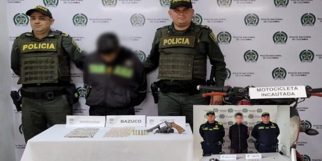 Capturaron a tres sujetos armados en los barrios La Cartagena y El Limón