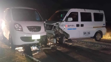 Accidente de tránsito en Guachucal-El Espino: tres vehículos involucrados