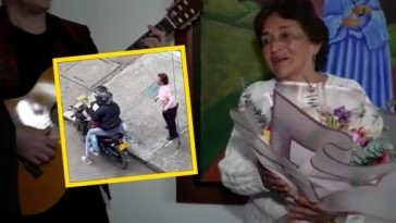 Cantante Alzate visitó a mujer víctima de atraco el Día de la Madre y la sorprendió con detallazo