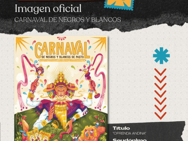 Carnaval de Negros y Blancos de Pasto 2025 ya tiene su imagen oficial “Ofrenda Andina”
