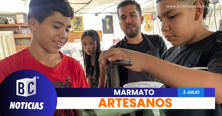 Certifican a jóvenes de Marmato en joyería con pírita gracias a la iniciativa Maestro Artesano