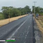Comenzó la instalación de la carpeta asfáltica de la vía a Martinica y Leticia