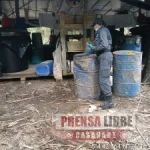 Destruido laboratorio en San Luis de Palenque con capacidad para producir 2 toneladas mensuales de clorhidrato de cocaína