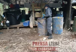 Destruido laboratorio en San Luis de Palenque con capacidad para producir 2 toneladas mensuales de clorhidrato de cocaína