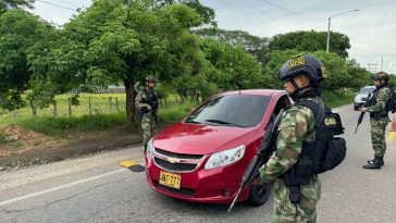Ejército y Policía redoblan seguridad vial en el Cesar