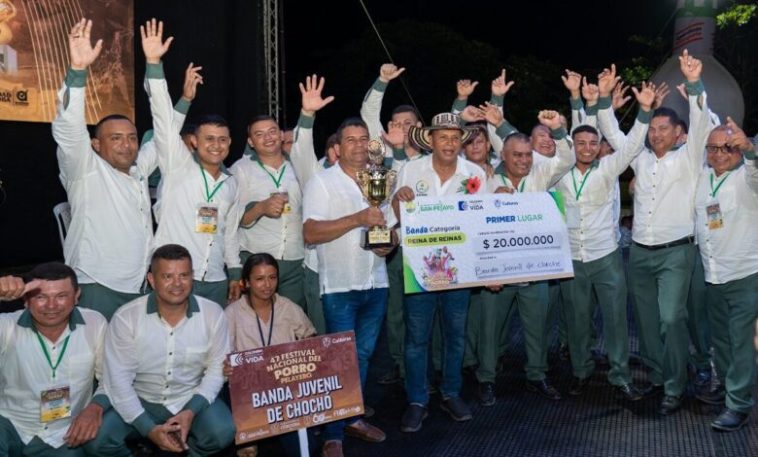 El Festival del Porro premió a los mejores músicos