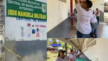 El cuadro que transformó el colegio Manuela Beltrán, el colegio más antiguo de Jamundí