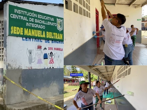 El cuadro que transformó el colegio Manuela Beltrán, el colegio más antiguo de Jamundí