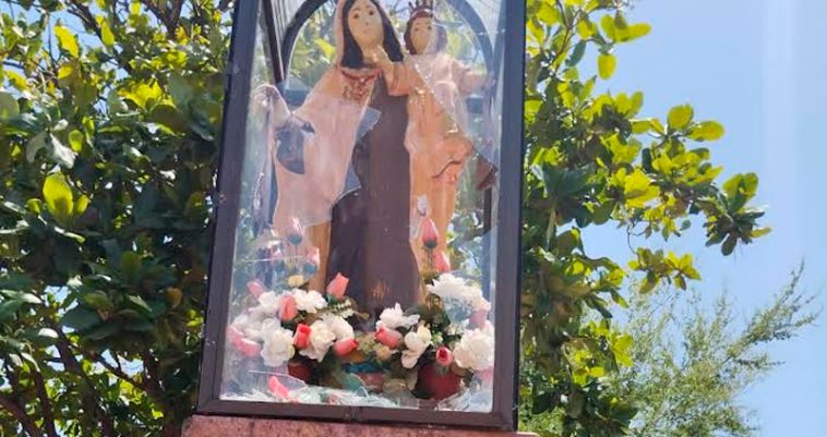 En vísperas de su día vandalizan imagen de la Virgen del Carmen en Valledupar