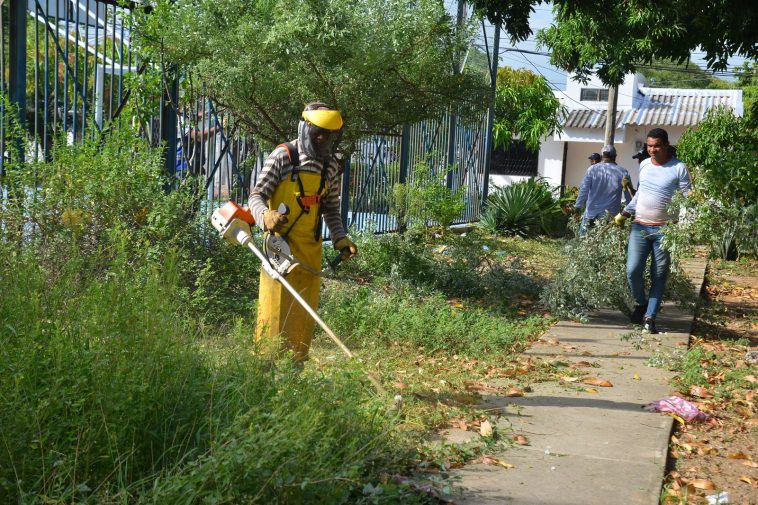 Escuadrón de Embellecimiento cambia la cara a Valledupar