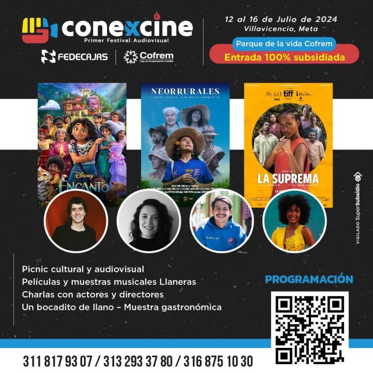 Este viernes inicia el primer festival de conexcine en el Parque de la Vida de Villavicencio