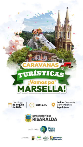 La Caravana Turística de la Gobernación de Risaralda llega al municipio de Marsella