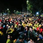 La celebración del paso de Colombia a la final de la Copa América