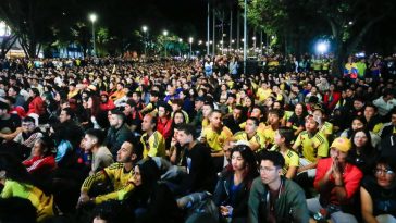 La celebración del paso de Colombia a la final de la Copa América