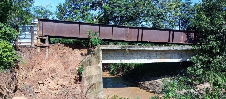 Puente colapsó en zona rural de Montería