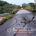 Río Tacuya amenaza puente al sur de Casanare