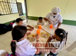 Supervisan Programa de Alimentación Escolar en escuelas rurales de Casanare