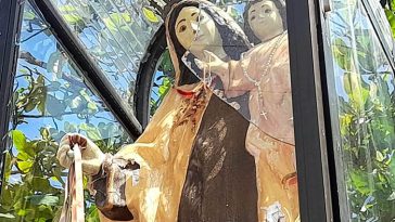 Vandalizan imagen de la Virgen del Carmen en Valledupar