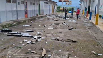 Vendaval causa daños en varias viviendas y una escuela de Chinchiná