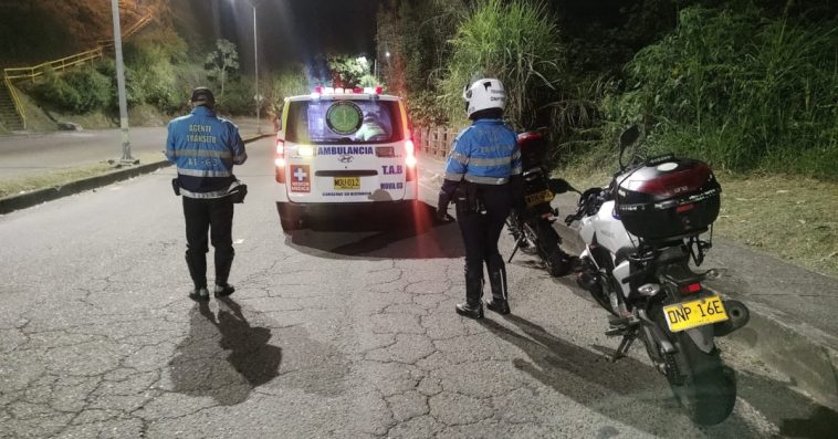 Accidentes de tránsito en la noche de este viernes deja varios motociclistas lesionados