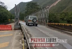 Anuncian cierres en la vía Bogotá - Villavicencio por reparaciones de puentes metálicos en el sector de Naranjal