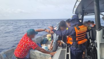 Armada Nacional rescató ocho migrantes en aguas de San Andrés