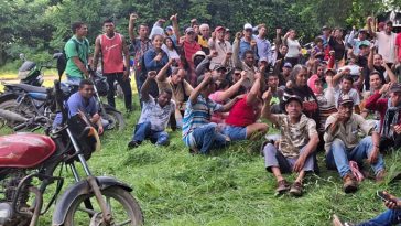 Campesinos tomaron posesión de una hacienda en Río de Oro