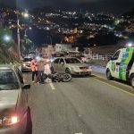 Choque de moto y vehículo en el Paraíso dejó un lesionado