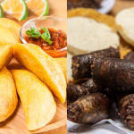 En el marco de las fiestas, también se realizará una Desfile de Silleteros el domingo 25 de agosto. Fotos: Empanadas (comedera.com) - Morcilla (El Colombiano)