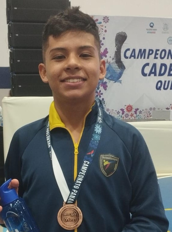 Estudiante del colegio Cofrem sede Villavicencio ganó bronce en panamericano de taekwondo