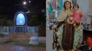 No hay derecho: se robaron a la Virgen del Carmen, al Divino Niño y hasta las limosnas de una iglesia