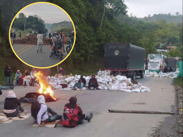 Nuevo bloqueo en la Vía Panamericana causa malestar: comunidad indígena Misak exige cumplimiento de acuerdos