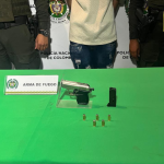 Policia capturo a hombre por porte ilegal de armas en Neiva