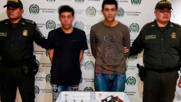 Presentaron a los dos sicarios que atentaron contra ‘Calimeño’ en la avenida Fantasma de Ibagué