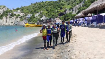 Realizaron primer simulacro de emergencia en Playa Blanca