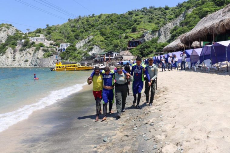 Realizaron primer simulacro de emergencia en Playa Blanca