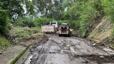 Siete toneladas de tierra se recogieron por un deslizamiento en Manizales