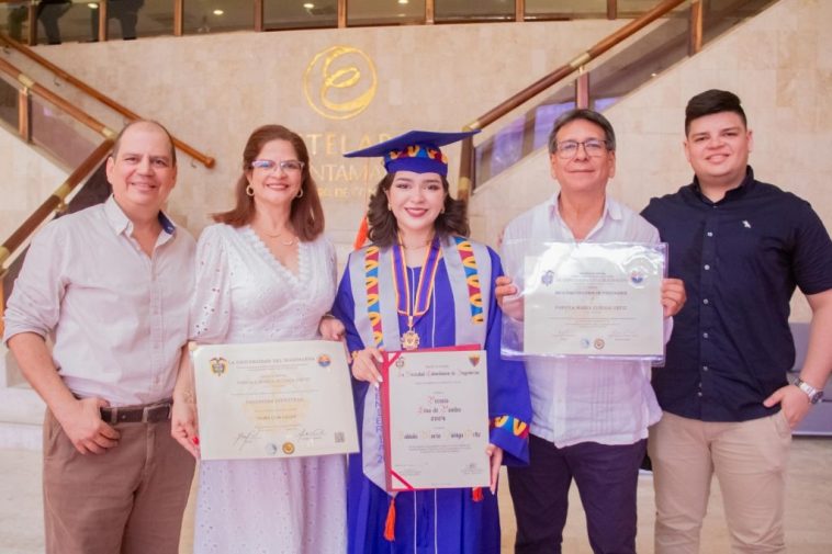 Unimagdalena graduó a la mejor estudiante de ingeniería de Colombia