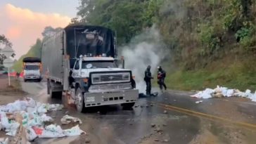 Vía Panamericana en La María despejada por la Policía: se restablece el flujo vehicular