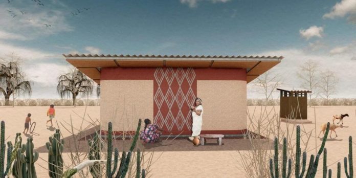 Así serán las casas que se construirán en dos comunidades en el municipio de Uribia, Alta Guajira.