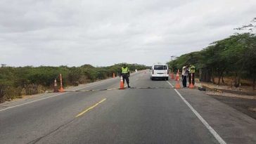 La Policía también vigilará la vía que comunica a Maicao con Paraguachón