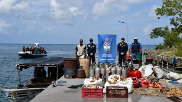 49 personas fueron sorprendidas por la Armada Nacional haciendo pesca ilegal