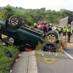 Accidente vial en la vía Manizales-Medellín deja un fallecido y cuatro heridos