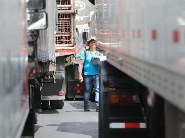 Protesta de camioneros