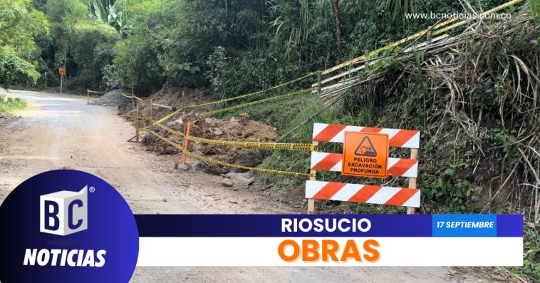 Avanza el mejoramiento vial en el tramo La Central – San Lorenzo en Riosucio