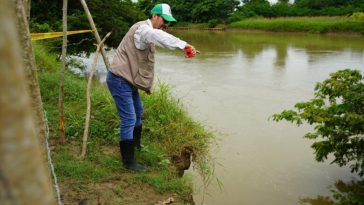 CVS inspeccionó punto de erosión por donde el Sinú puede desbordar