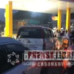 Congestión en estaciones de servicio en Casanare ante temor de desabastecimiento de combustibles