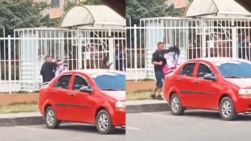 EN VIDEO: Hombre golpeó a su pareja y destruyó un carro en medio de un ataque de celos en Engativá Ante la mirada de varios estudiantes, un agresivo hombre golpeó a su pareja sentimental y destruyó el carro en el que se movilizaban, con la excusa de que ella le había sido infiel.