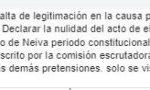 Fallo de primera instancia anula la elección del Concejal Juan Diego Amaya